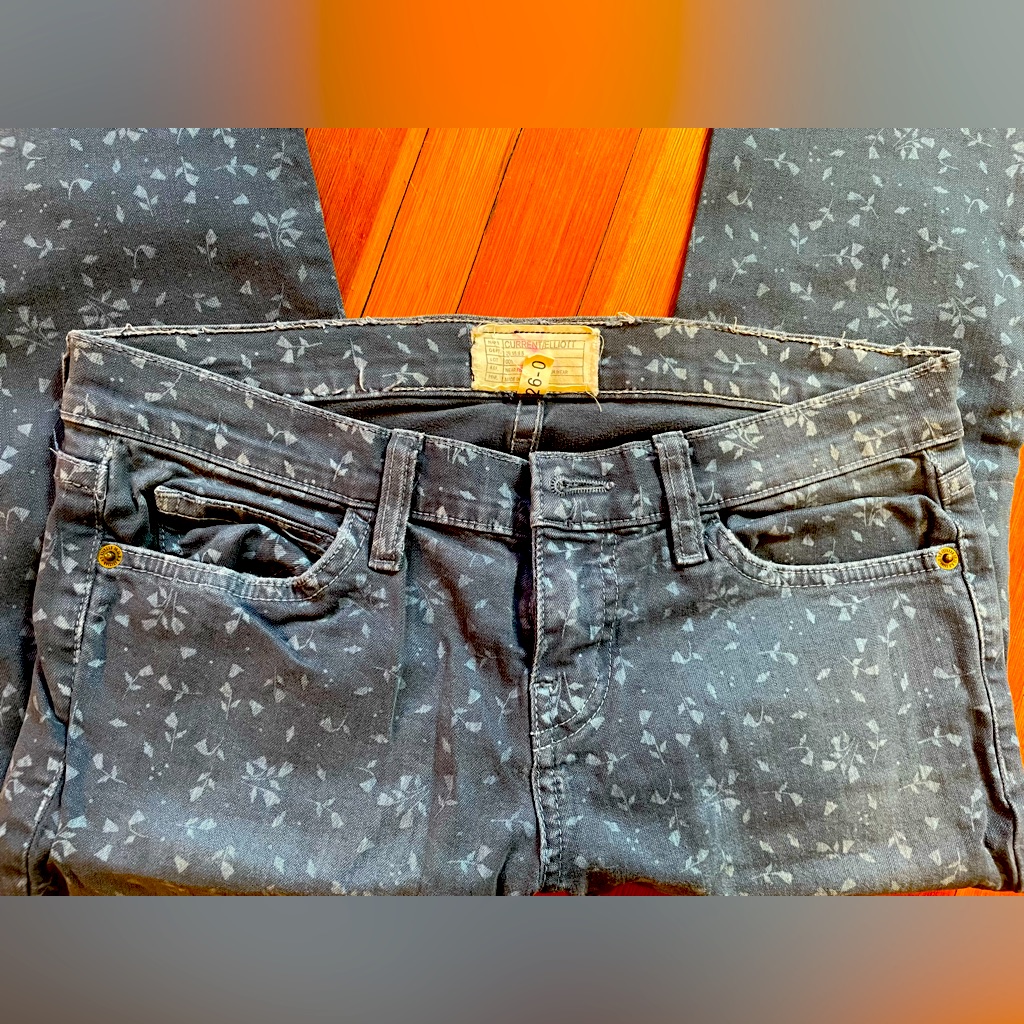 Current/Elliot Patterned Jeans Size 26